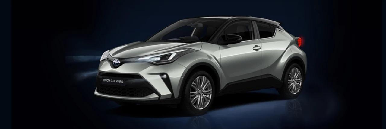 De Toyota C-HR hybride is tot en met 30 september  2022 te koop bij autogarage Vernaillen in Ninove voor de prijs van een benzine